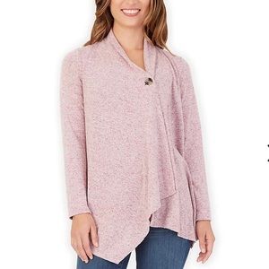 Women's Apt. 9 | Button-Front Drape Cardigan
